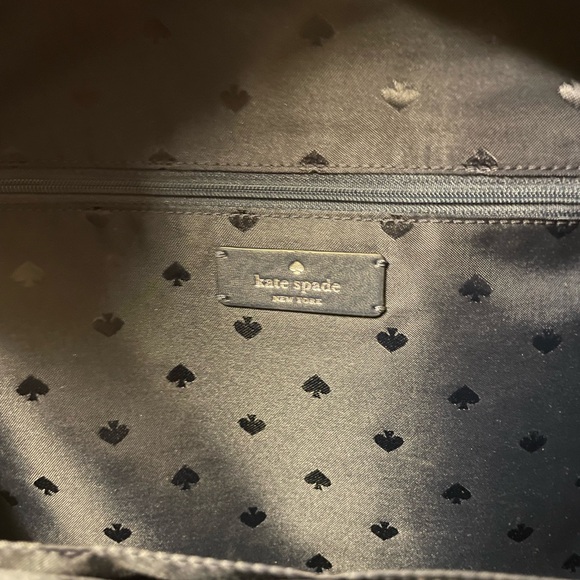 NWOT Kate Spade Dark Blue Daisy Nylon Karissa Backpack - Picture 10 of 12